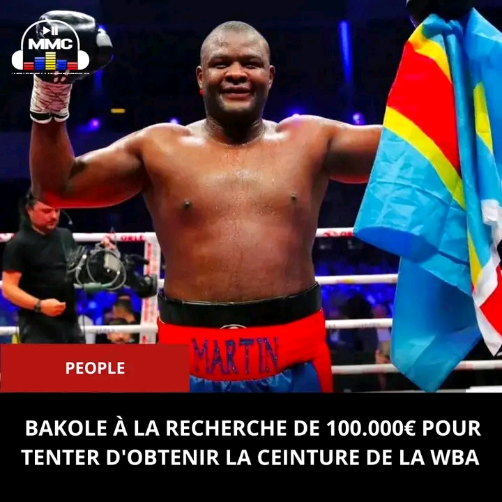 Boxe:Martin Bakole devient le premier poids lourd congolais à atteindre la première place du classement WBA.